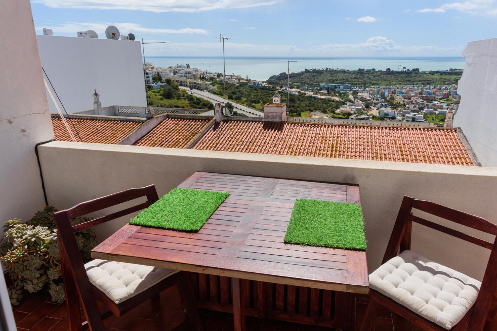 Hillside Studio With Sea View & Fibre Internet Албуфейра Экстерьер фото