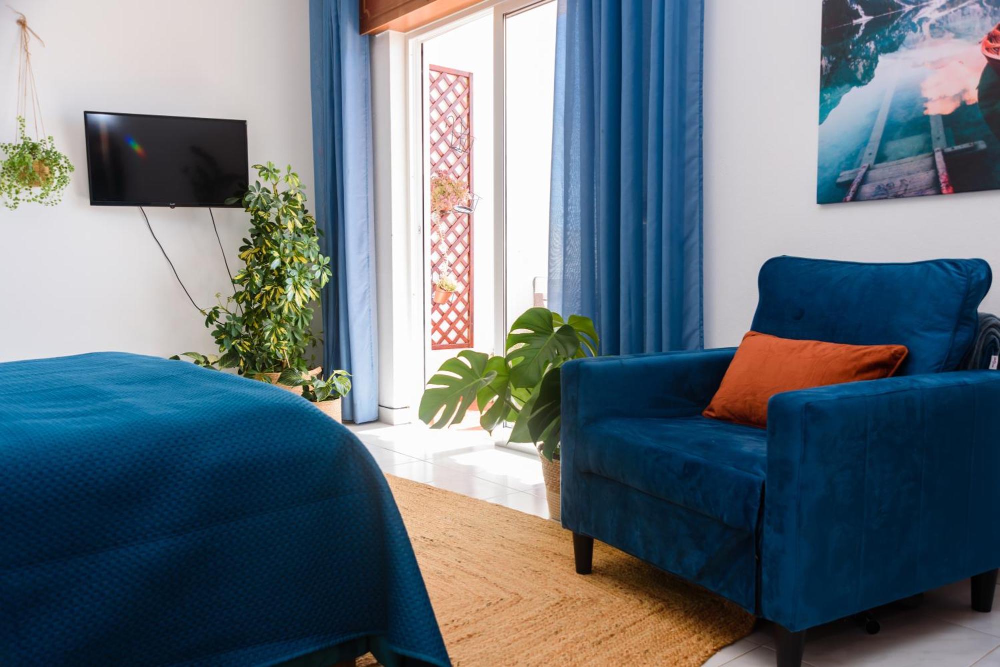 Hillside Studio With Sea View & Fibre Internet Албуфейра Экстерьер фото